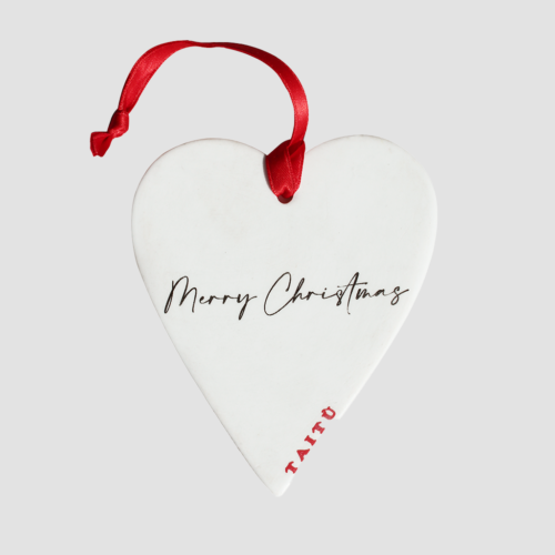 merry christmas – heart shaped decoration TAITÙ