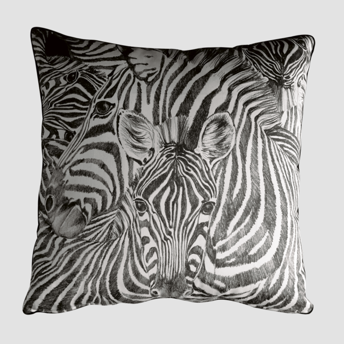 zebra square cushion TAITÙ