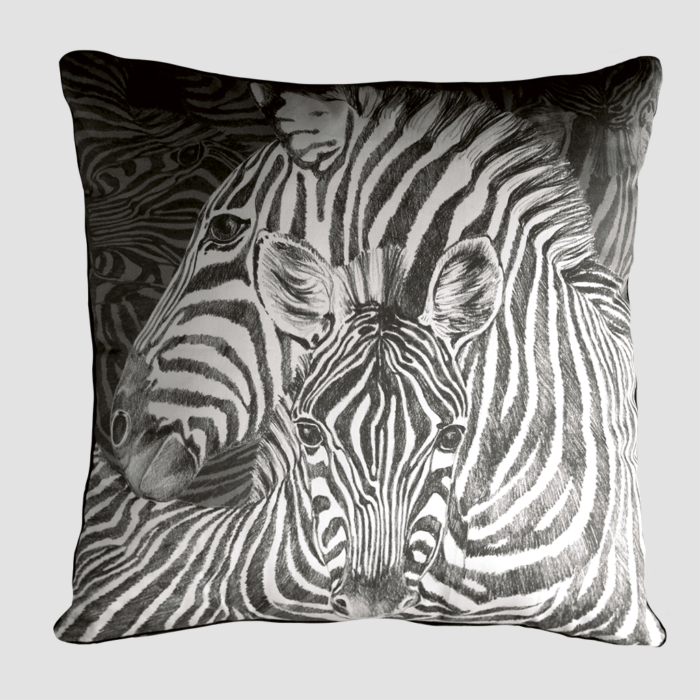 zebra cuscino quadrato TAITÙ