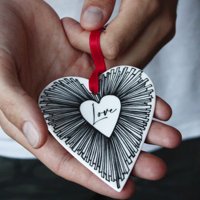 love – heart shaped decoration TAITÙ