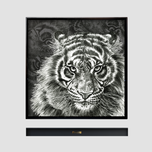 texture tiger square tray