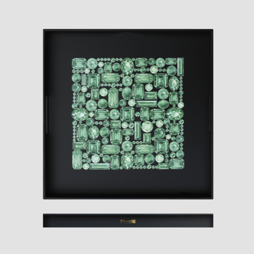 emeralds square tray TAITÙ