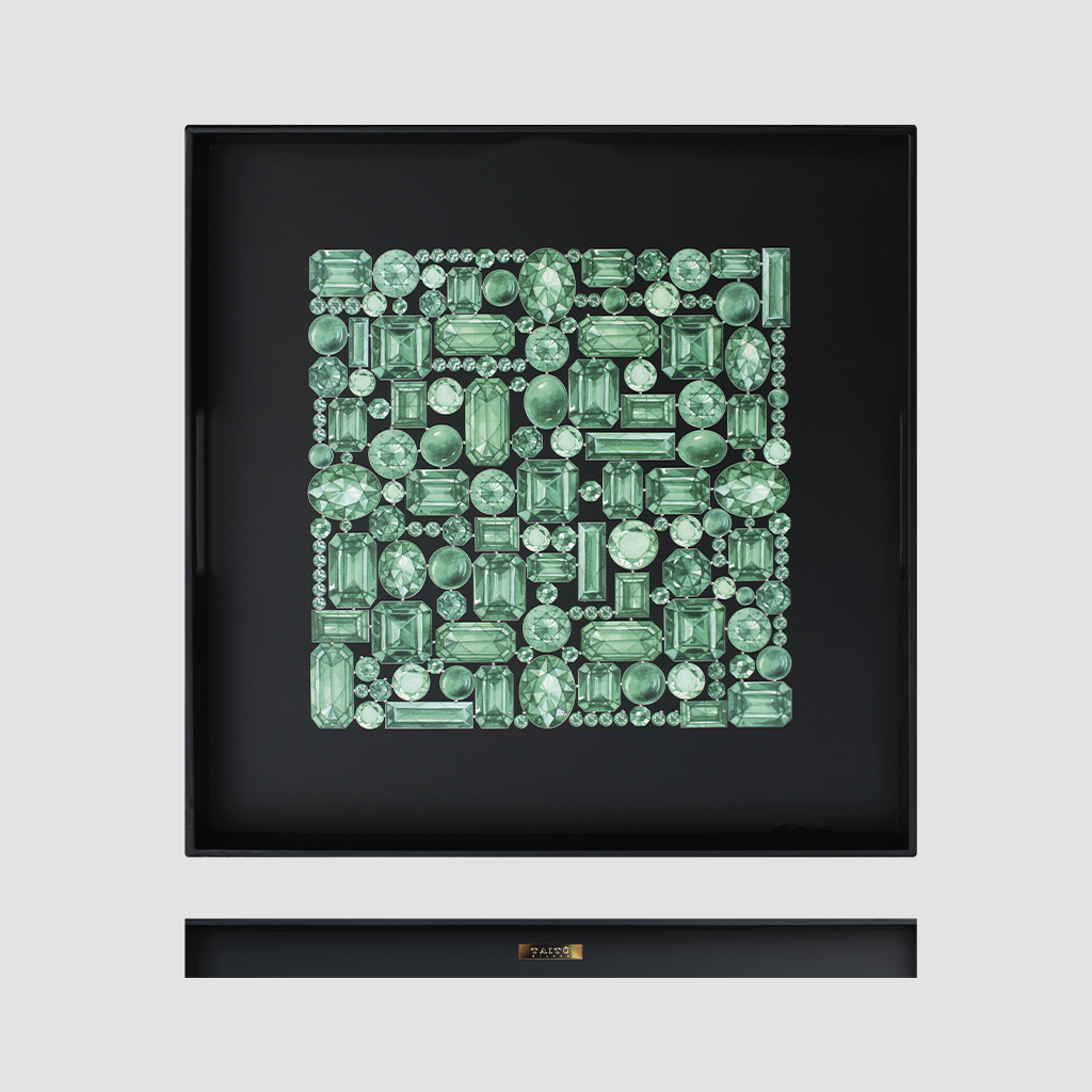 smeraldi vassoio quadrato TAITÙ