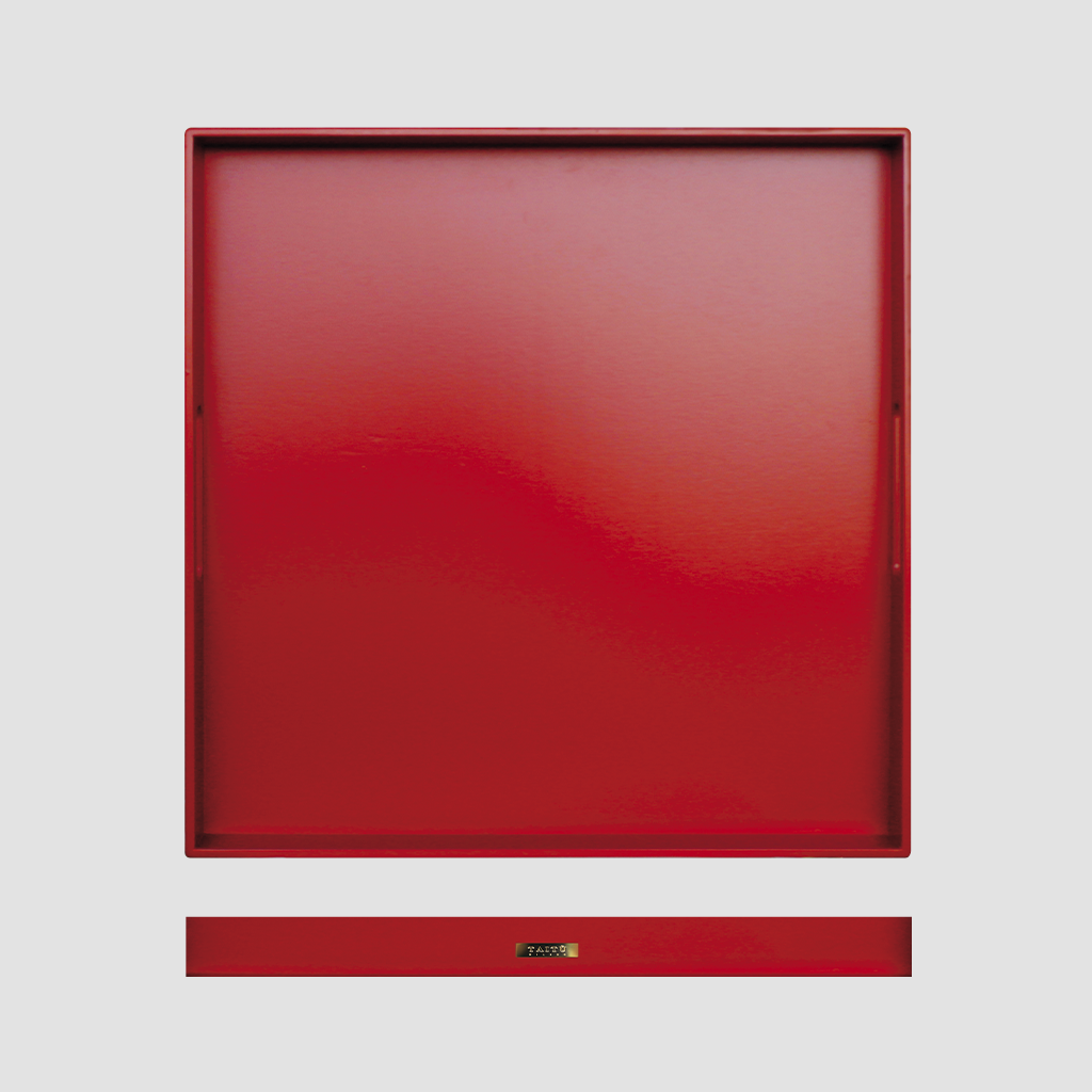 red – square tray TAITÙ
