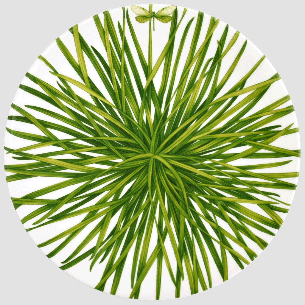 LIFE IN GREEN Round Platter Chop TAIT Milano