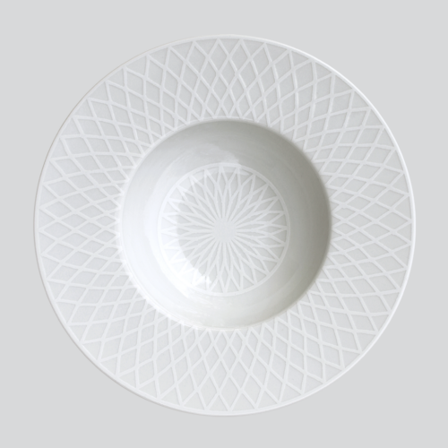 Coupe Soup Plate - White Fantasy Collection