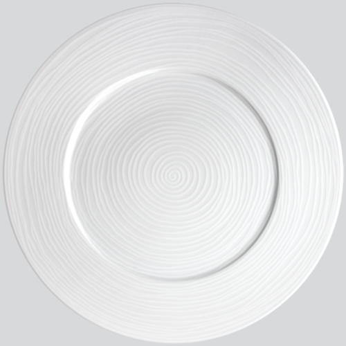 Dinner-Chop Plate - White Fantasy Collection