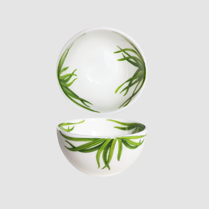 Pinch Pot - Life in Green Collection in Fine Bone China
